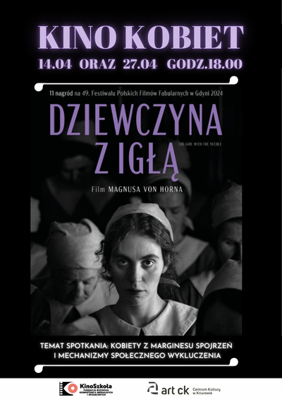 Plakat wydarzenia: Art CK - Kino Kobiet kwiecień 